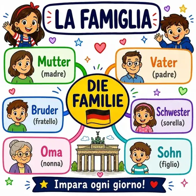 Mappa mentale: Famiglia